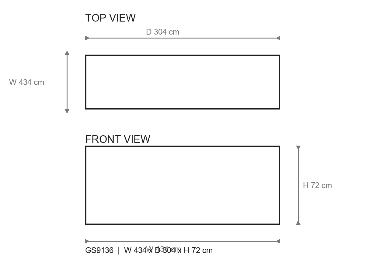 GS9136 Sofa dimensions thumbnail